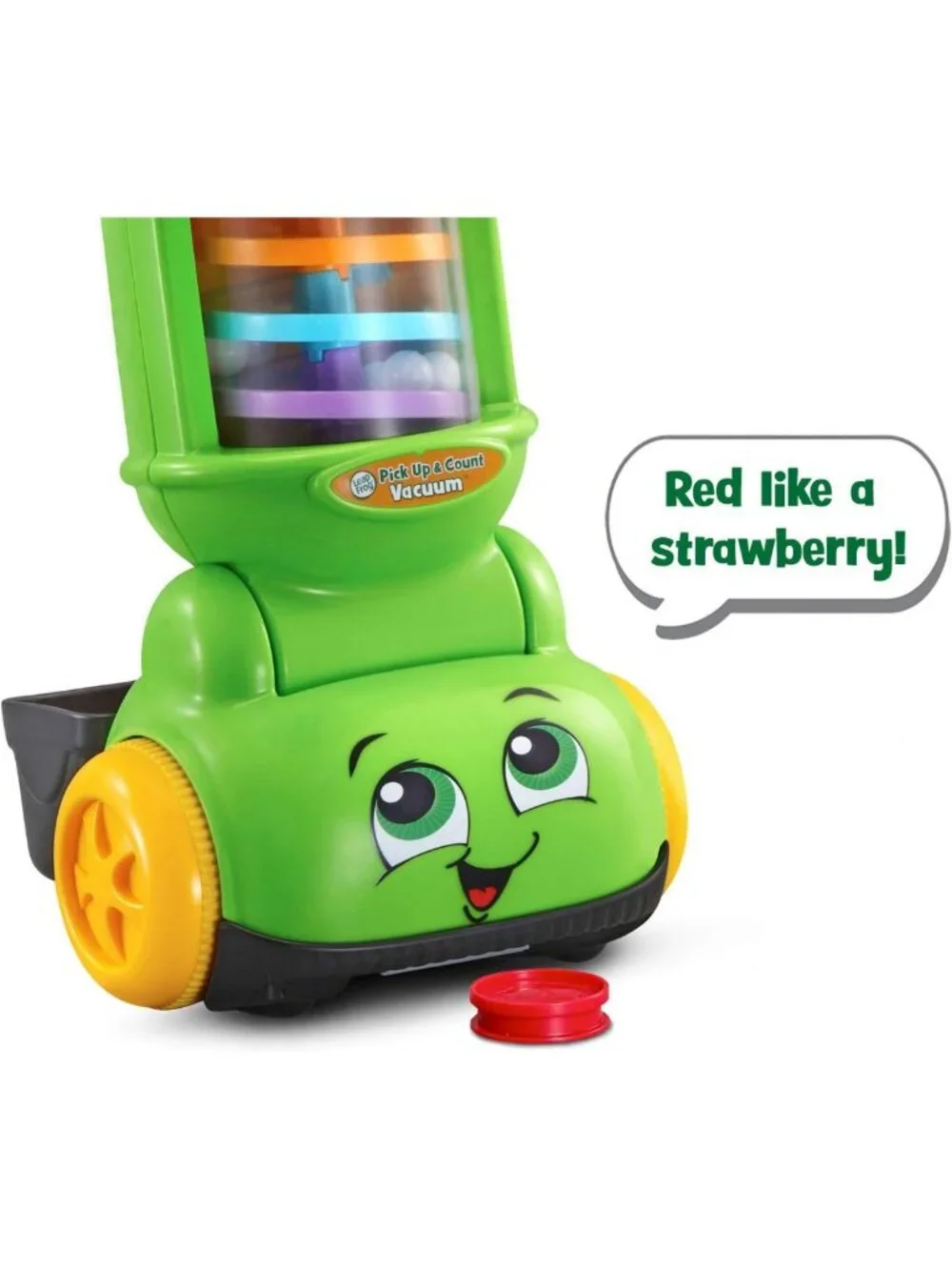 Kids' Educational Vacuum Toy - Leap and Count Fun, Green Learning Playset